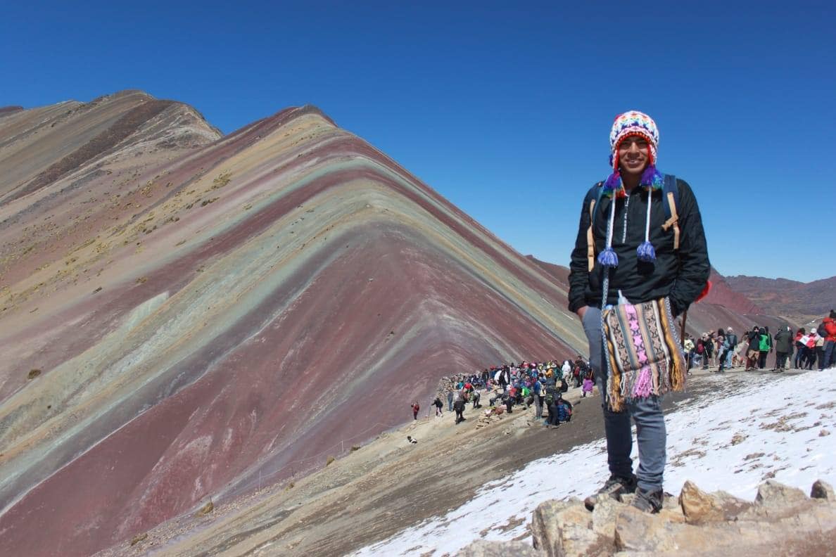 Ruben at Rainbow Mountain
